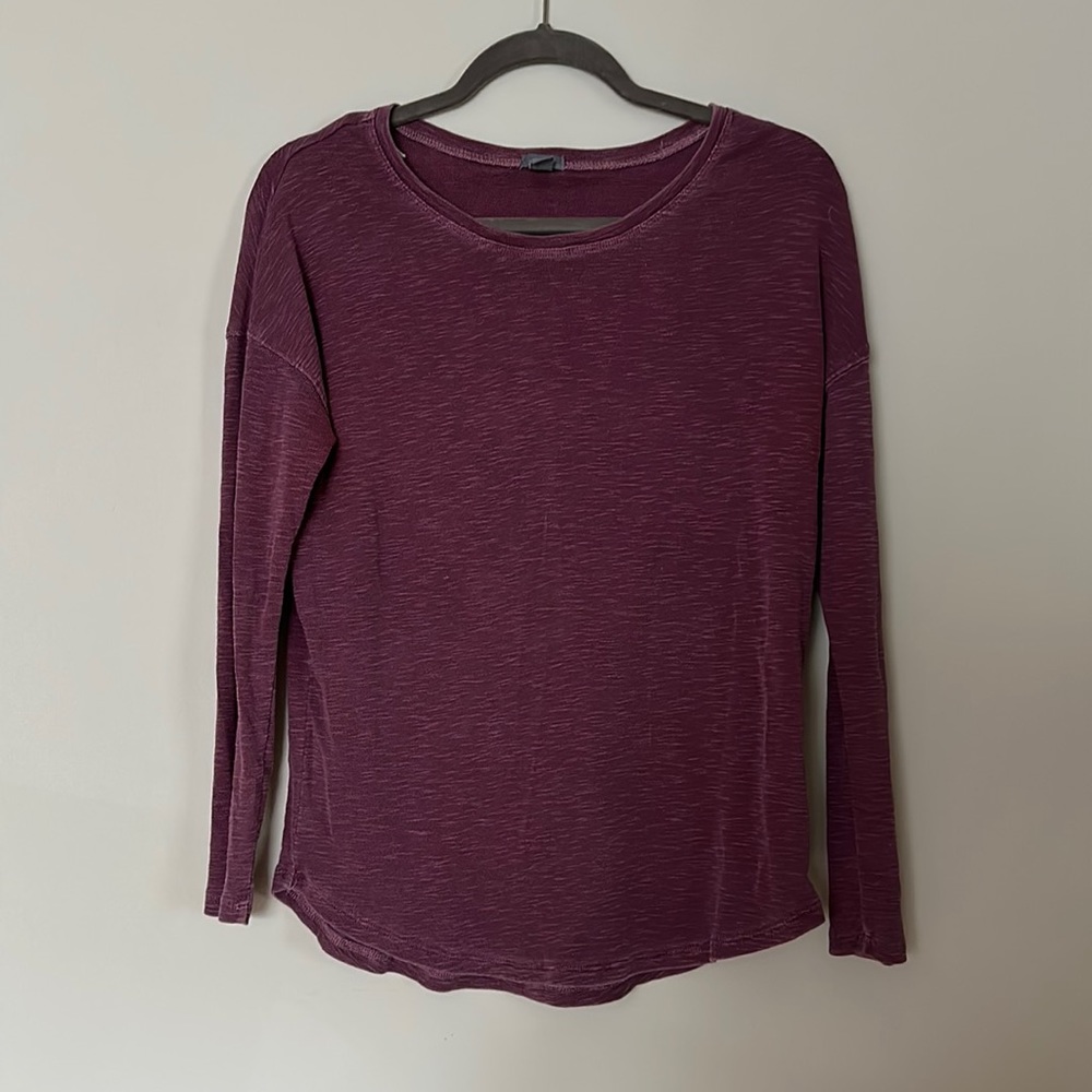 Aerie long sleeve oversized tee xs